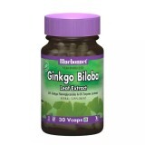 Екстракт листя гінкго білоби Ginkgo Biloba Leaf Extract Bluebonnet Nutrition 30 гелевих капсул