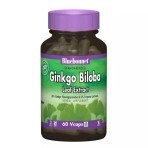 Экстракт листьев гинкго билобы Ginkgo Biloba Leaf Extract Bluebonnet Nutrition 60 гелевых капсул: цены и характеристики