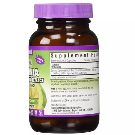 Экстракт фрукта Гарциния Камбоджийская Super Fruit Bluebonnet Nutrition 60 гелевых капсул: цены и характеристики