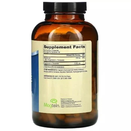 Магній L-Треонат Magnesium L-Threonate Dr. Mercola 270 капсул: ціни та характеристики