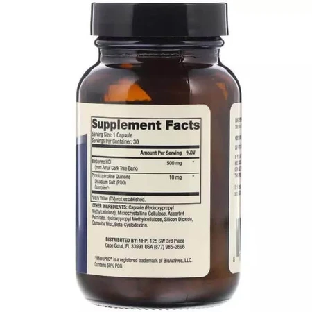 Берберин и MicroPQQ Berberine and MicroPQQ Advanced Dr. Mercola 30 капсул: цены и характеристики
