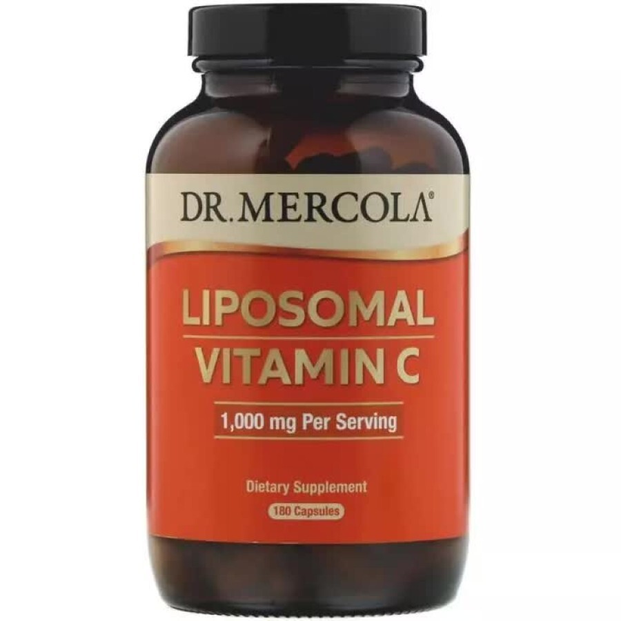Витамин C в липосомах 1000 мг Liposomal Vitamin C Dr. Mercola 180 капсул: цены и характеристики