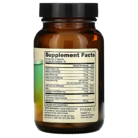 Комплекс Витаминов B с Бенфотиамином Vitamin B Complex with Benfotiamine Dr. Mercola 60 капсул: цены и характеристики