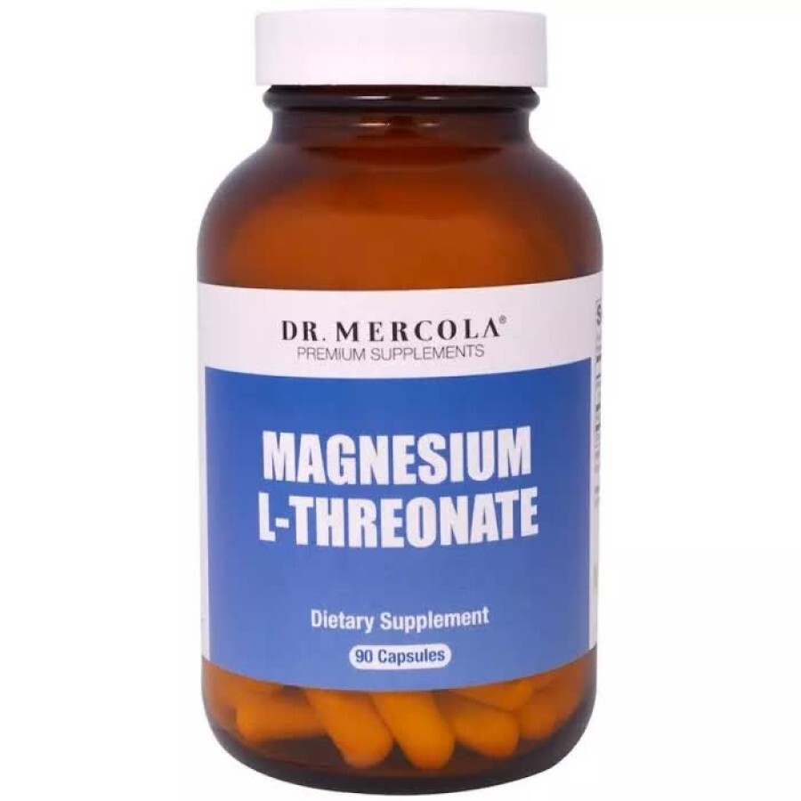 Магній L-Треонат Magnesium L-Threonate Dr. Mercola 90 капсул: ціни та характеристики