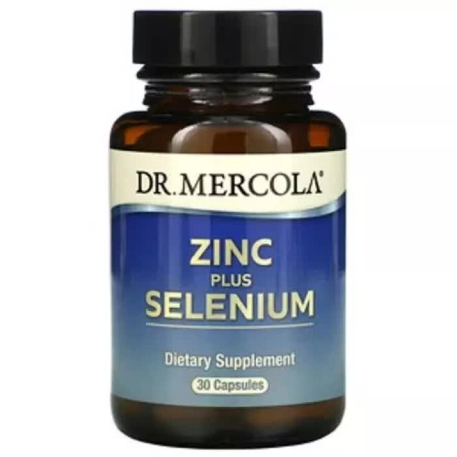 Цинк и Селен Zinc Plus Selenium Dr. Mercola 30 капсул: ціни та характеристики