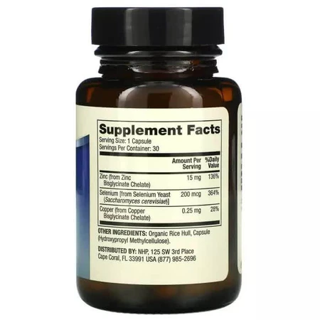 Цинк и Селен Zinc Plus Selenium Dr. Mercola 30 капсул: цены и характеристики