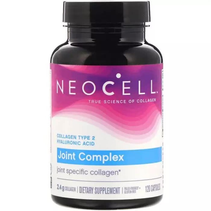 Комплекс для суглобів з колагеном 2 типу та гіалуроновою кислотою NeoCell 120 капсул: ціни та характеристики