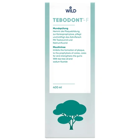 Ополаскиватель для полости рта Dr. Wild Tebodont-F с маслом чайного дерева и фторидом 400 мл: цены и характеристики