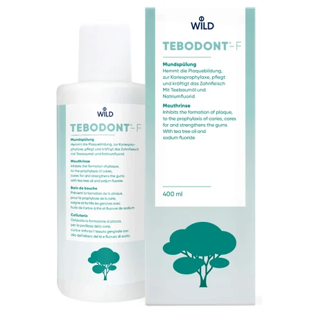 Ополаскиватель для полости рта Dr. Wild Tebodont-F с маслом чайного дерева и фторидом 400 мл: цены и характеристики