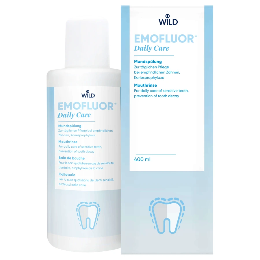 Ополіскувач для порожнини рота Dr. Wild Emofluor Daily Care 400 мл: ціни та характеристики