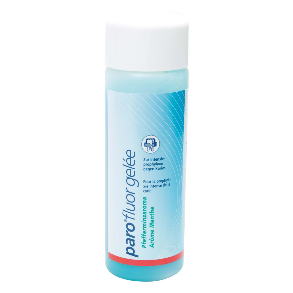 Гель з фторидом Paro Swiss fluor gel для інтенсивної профілактики карієсу 200 мл: ціни та характеристики