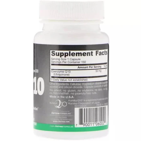 Коэнзим Q10, Jarrow Formulas 30 мг, 150 капсул: цены и характеристики