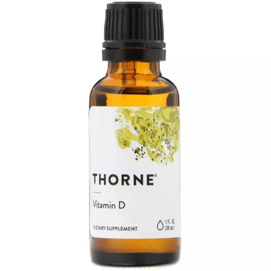 Жидкий витамин D Thorne Research 1000 МЕ 30 мл: цены и характеристики