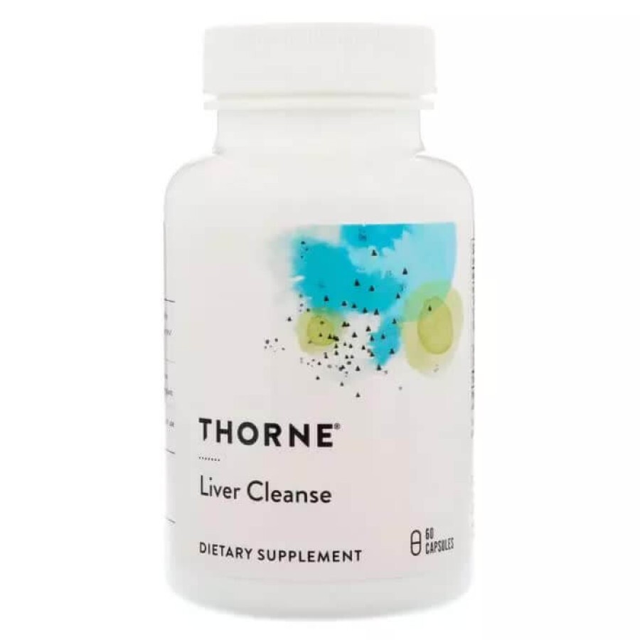 Натуральний комплекс очищення печінки Thorne Research Liver Cleanse 60 капсул: ціни та характеристики
