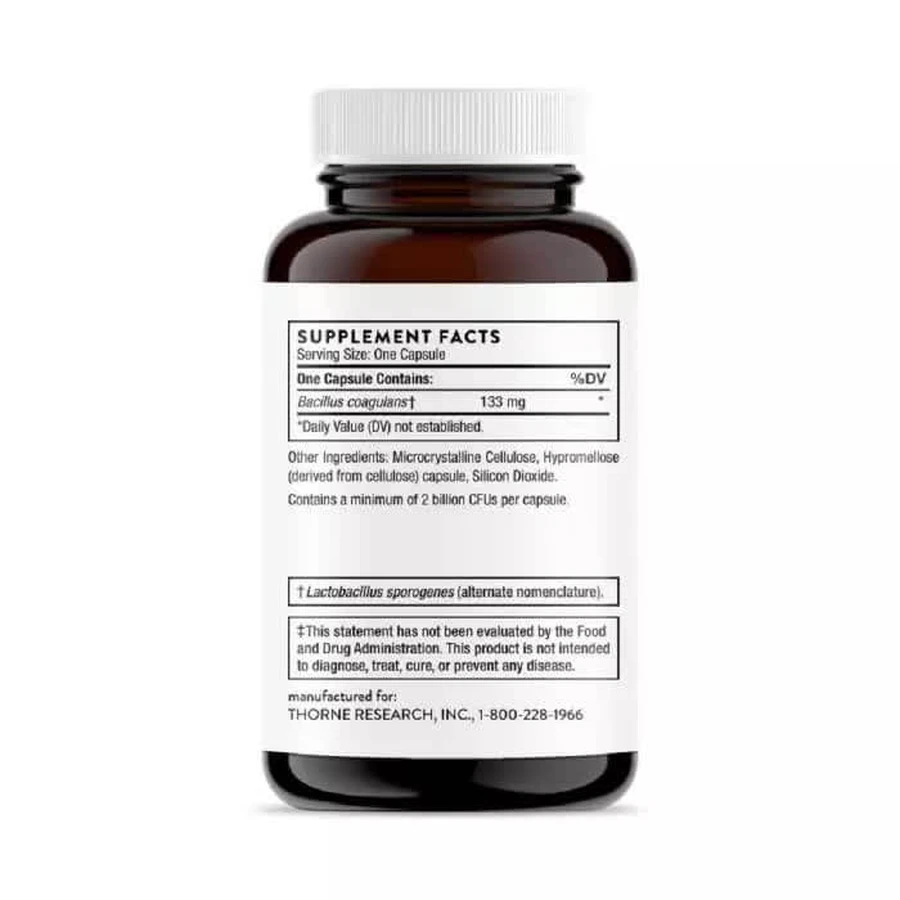 Пробіотики Bacillus Coagulans Thorne Research, 60 Капсул: ціни та характеристики