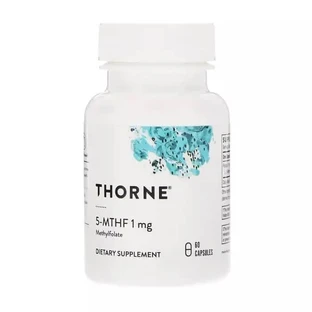 Фолиевая кислота Метилфолат 5-MTHF Thorne Research 1 мг, 60 капсул