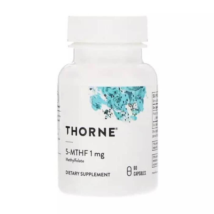 Фолієва кислота Метилфолат 5-MTHF Thorne Research 1 мг, 60 капсул: ціни та характеристики