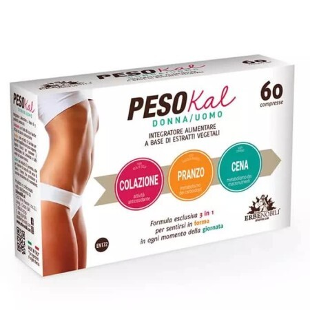 Комплекс 3 в 1 для схуднення Erbenobili Pesokal 60 таблеток
