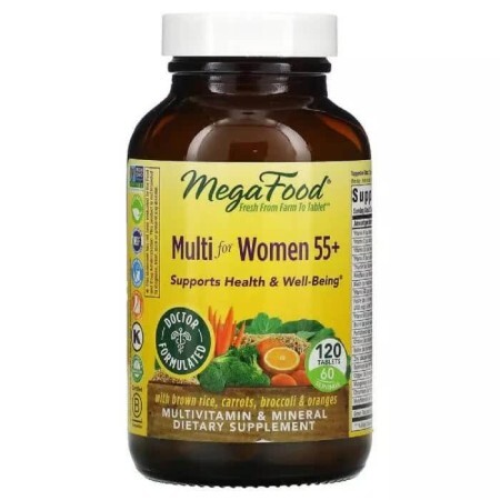 Мультивитамины MegaFood для женщин 55+ 120 таблеток
