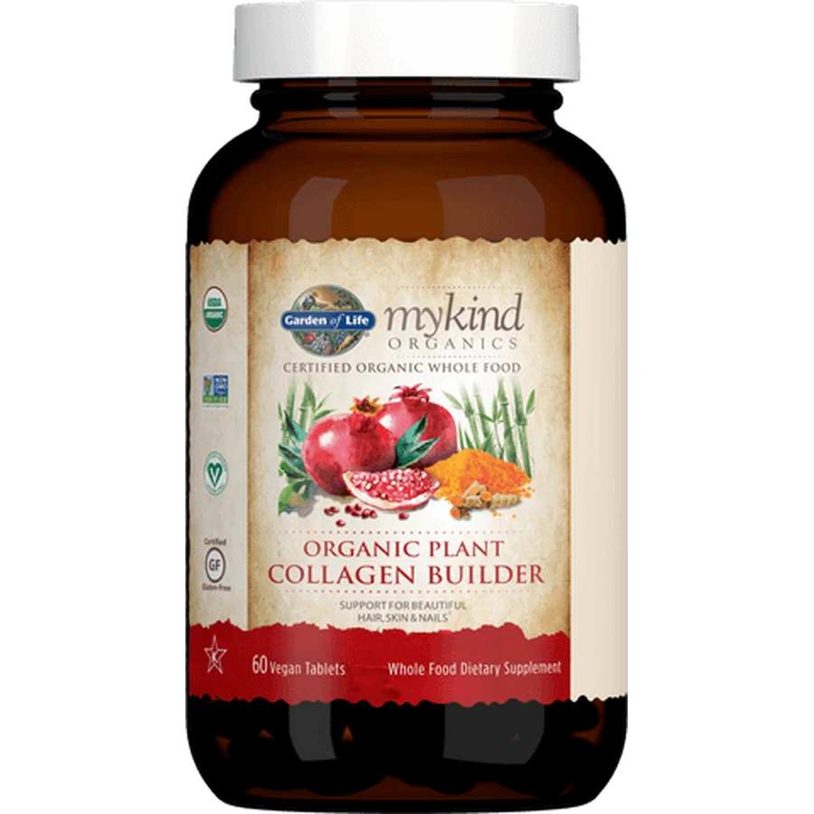 Органический коллаген Garden of Life Collagen Builder MyKind Organics 60 веганских таблеток: цены и характеристики