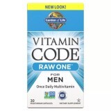 Сырые мультивитамины для мужчин Garden of Life Raw One for Men Vitamin Code 30 вегетарианских капсул