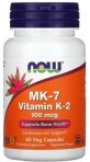 Витамин К-2 Now Foods 100 мкг капс. №60
