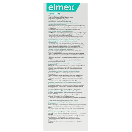Ополіскувач для ротової порожнини Elmex Sensitive Plus для зниження чутливості зубів, 400 мл: ціни та характеристики