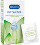 Презервативи Durex Naturals латексні з гелем-змазкою тонкі 12 шт