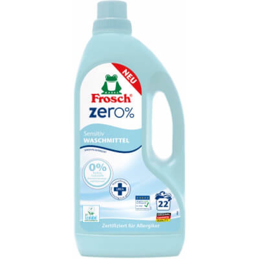Гель для прання Frosch Zero Sensitiv 1.5 л: ціни та характеристики