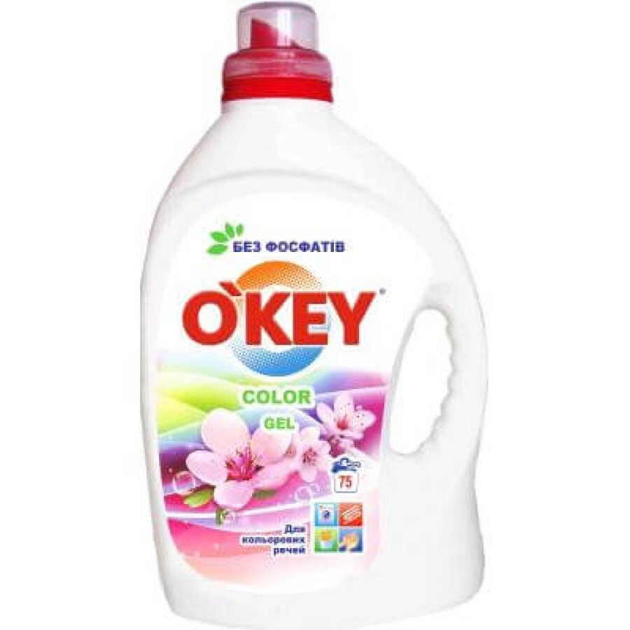 Гель для прання O'KEY Color 3 л: ціни та характеристики