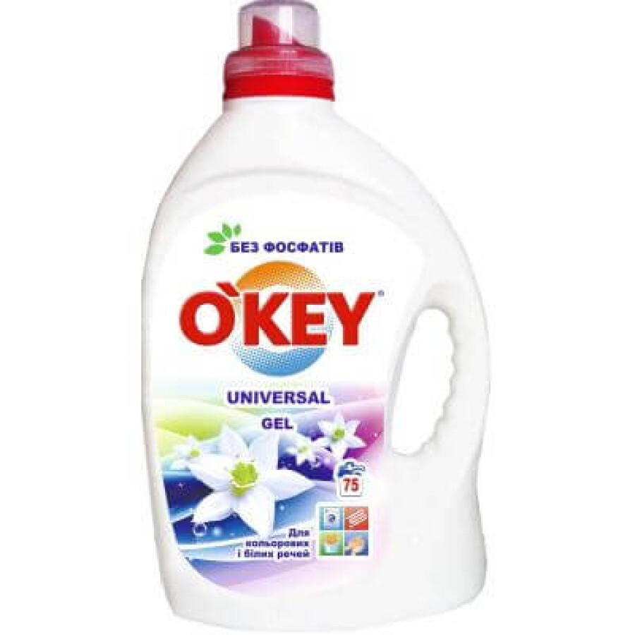 Гель для прання O'KEY Universal 3 л: ціни та характеристики
