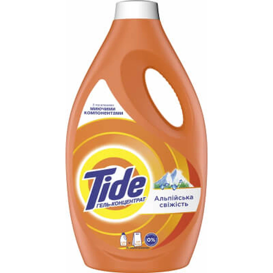 Гель для прання Tide Альпійська свіжість 1.705 л: ціни та характеристики