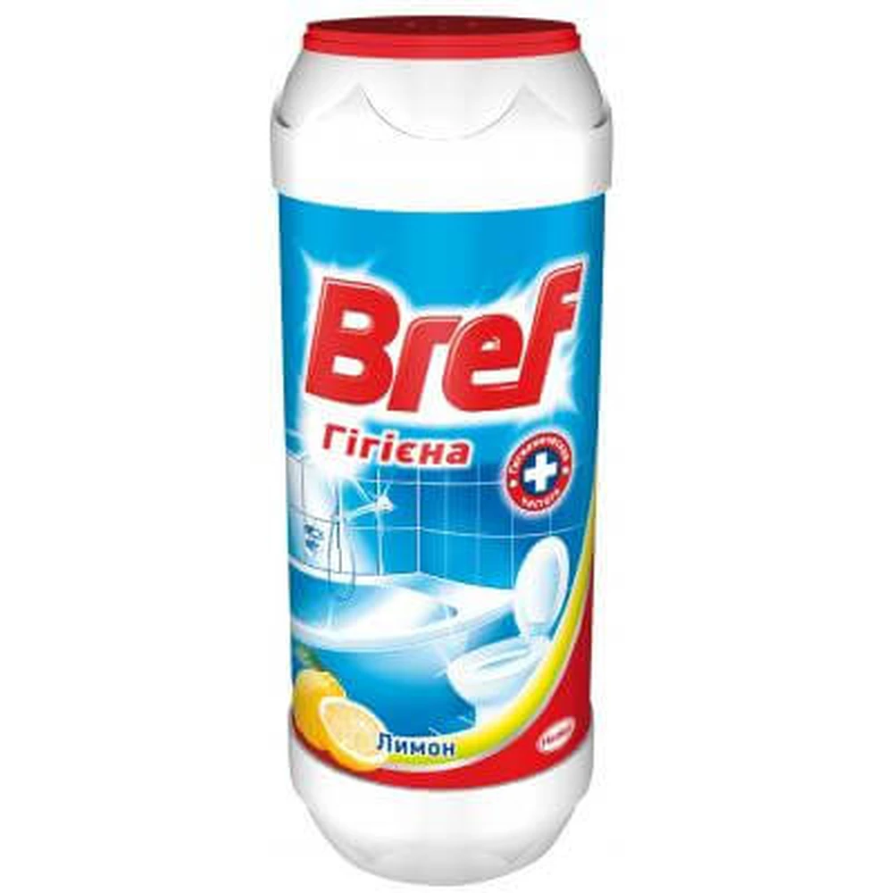 Порошок для чистки ванн Bref с активным хлором Лимон 500 г: цены и характеристики