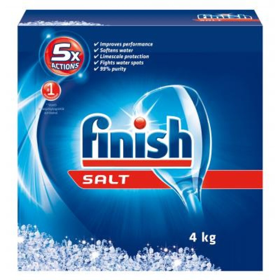 Соль для посудомоечных машин Finish 4 кг: цены и характеристики