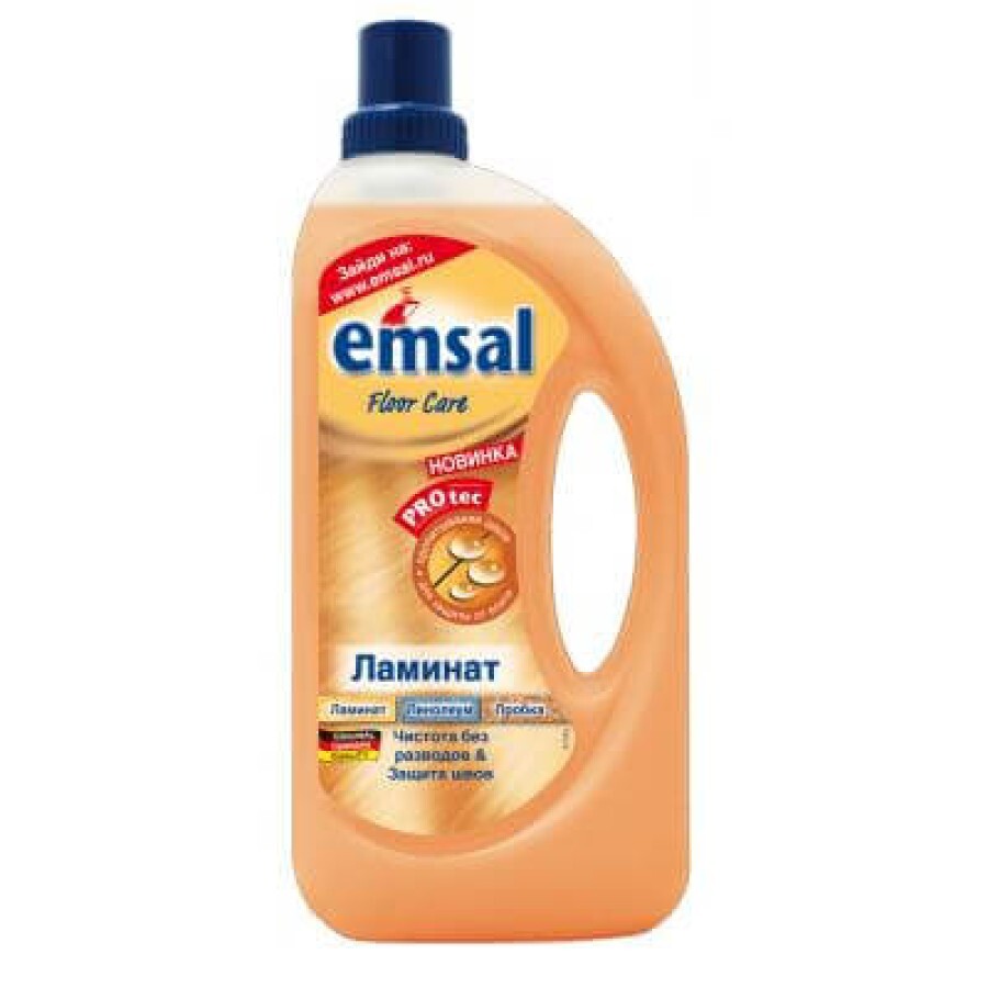 Средство для мытья пола Emsal для ламината 1 л: цены и характеристики