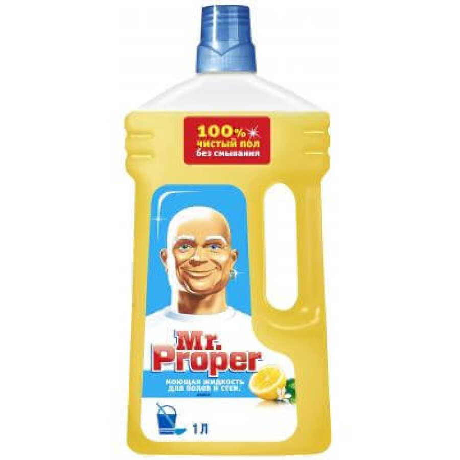 Средство для мытья пола Mr. Proper Лимон 1 л: цены и характеристики