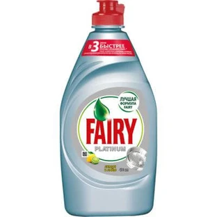 Засіб для ручного миття посуду Fairy Platinum Лимон та лайм 430 мл