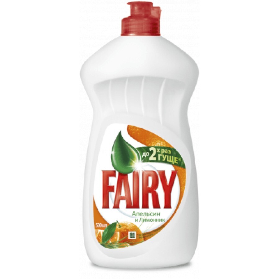 Засіб для ручного миття посуду Fairy Апельсин та Лимонник 500 мл: ціни та характеристики