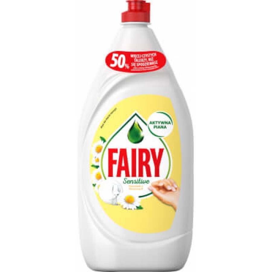 Засіб для ручного миття посуду Fairy Ніжні руки Ромашка та Вітамін Е 1.35 л: ціни та характеристики