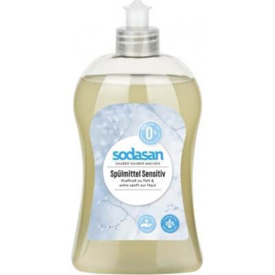 Засіб для ручного миття посуду Sodasan органічний Sensitive 500 мл: ціни та характеристики