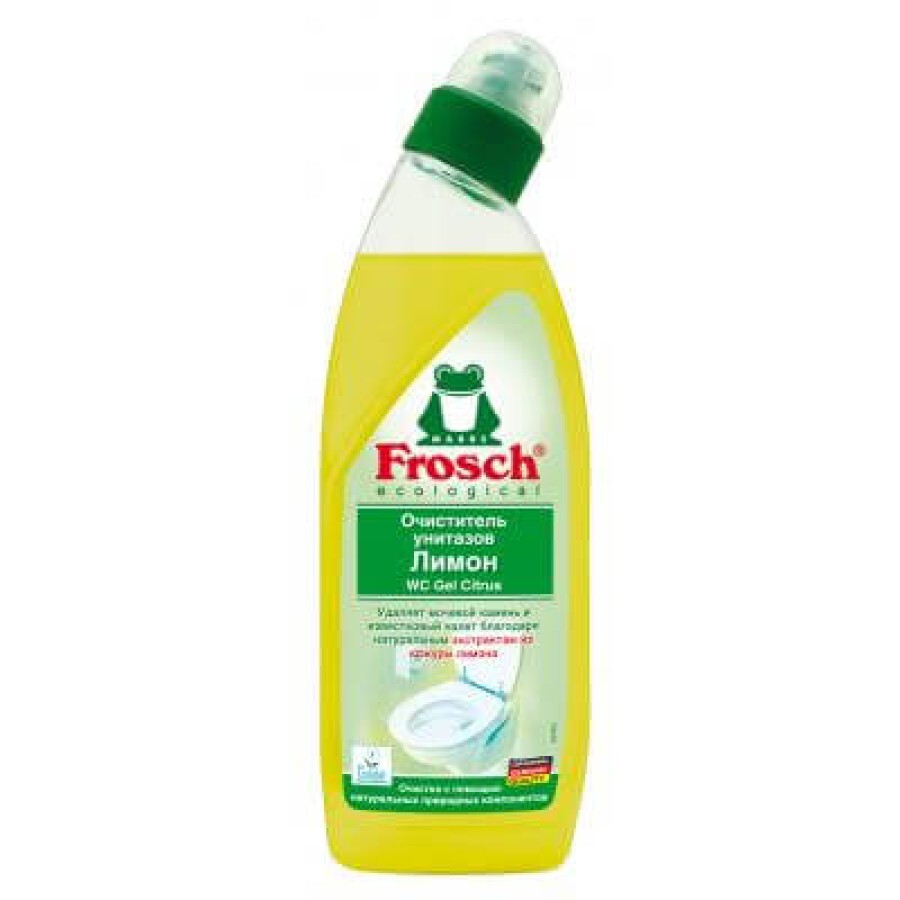 Засіб для чищення унітазу Frosch Лимон 750 мл: ціни та характеристики
