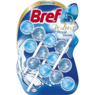 Туалетный блок Bref De Luxe Роскошная орхидея 50 г х 3 шт