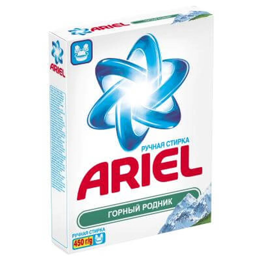 Пральний порошок Ariel Гірське Джерело 450 г: ціни та характеристики