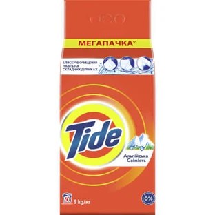 Пральний порошок Tide Альпійська свіжість 9 кг