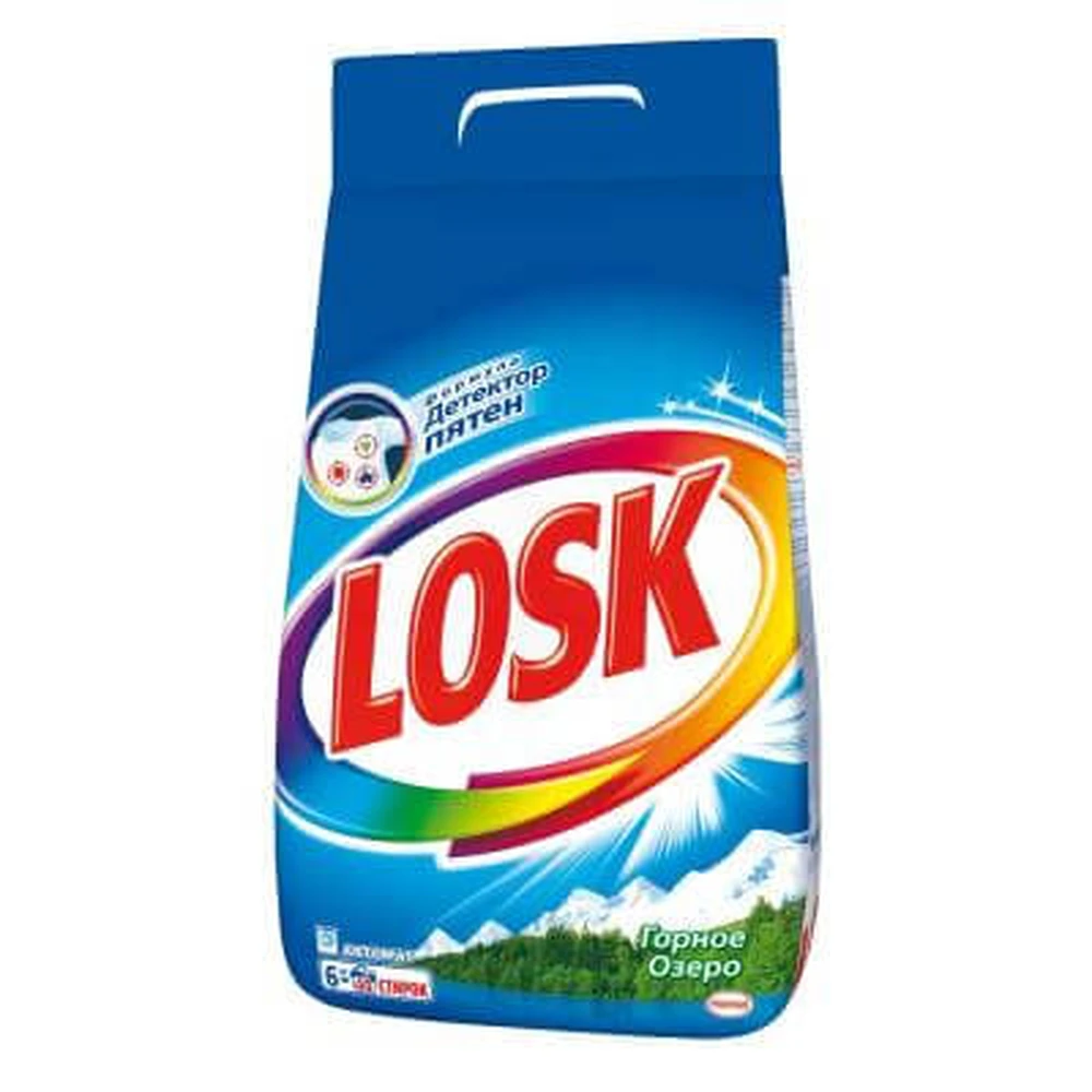 Стиральный порошок Losk Горное Озеро 6 кг: цены и характеристики