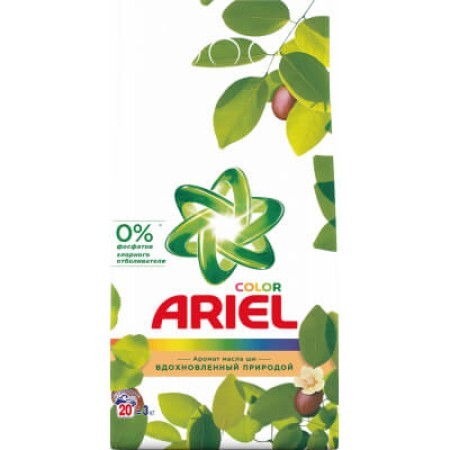 Пральний порошок Ariel Аромат олії Ши 3 кг
