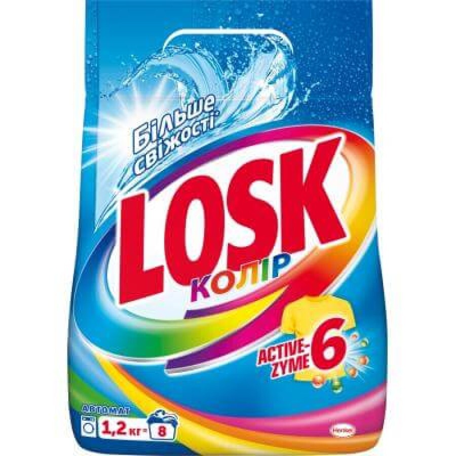 Пральний порошок Losk Колор 1.2 кг: ціни та характеристики
