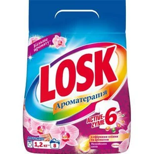 Пральний порошок Losk автомат Малайзійський колір 1,2 кг