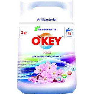 Пральний порошок O'KEY Квітковий букет 3 кг