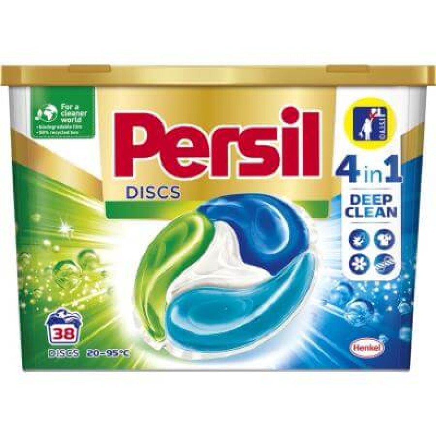 Капсули для прання Persil Discs Universal Deep Clean 38 шт: ціни та характеристики